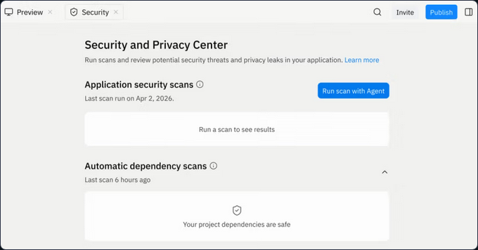 Running the Replit Security Agent