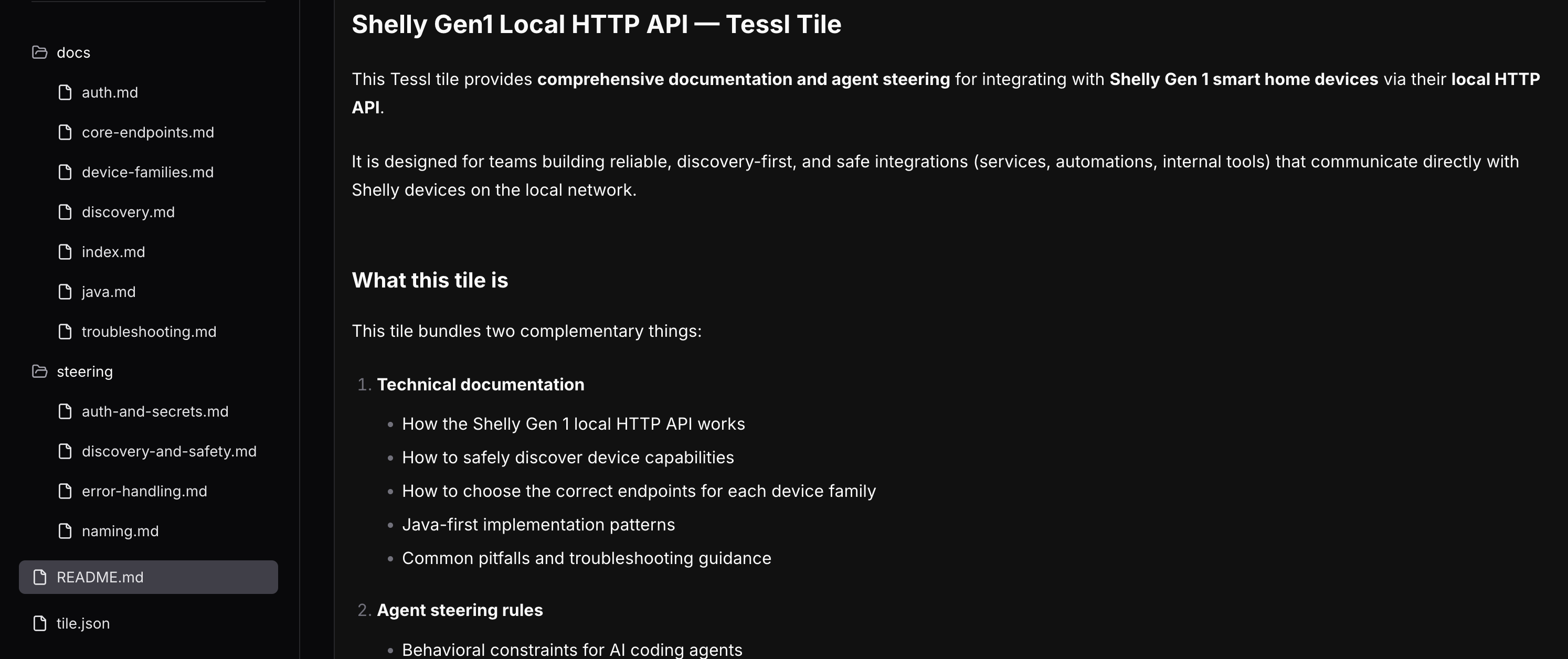 Shelly Gen1 Local AI HTTP API