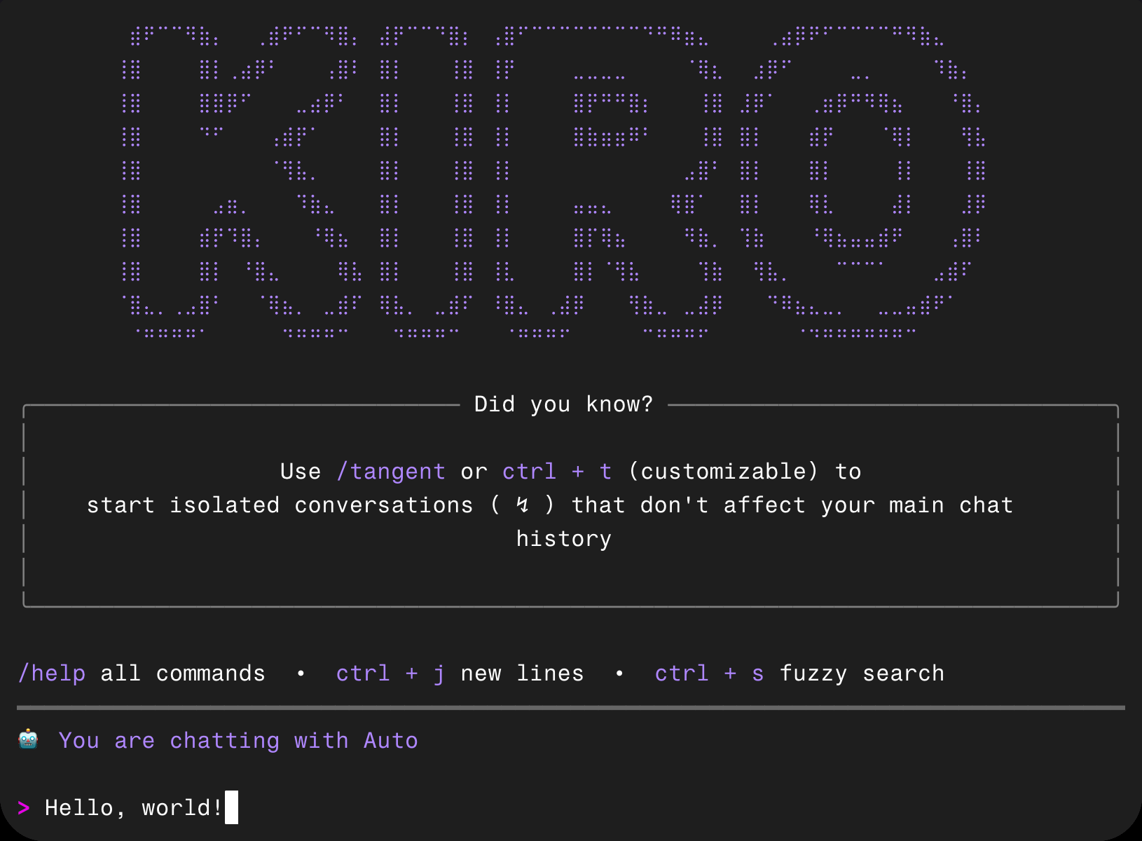 Kiro in the CLI