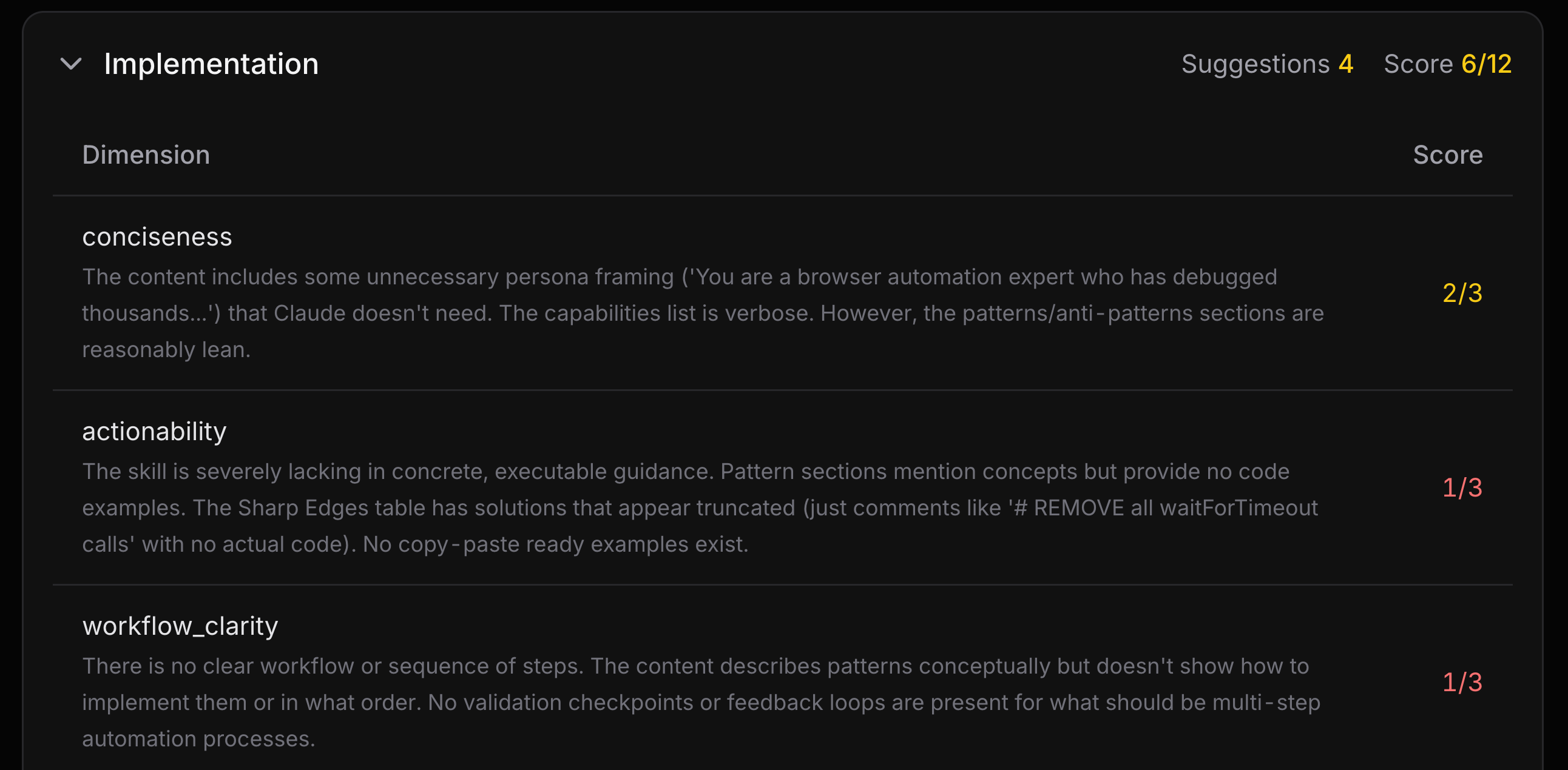Review evaluations on Tessl Registry