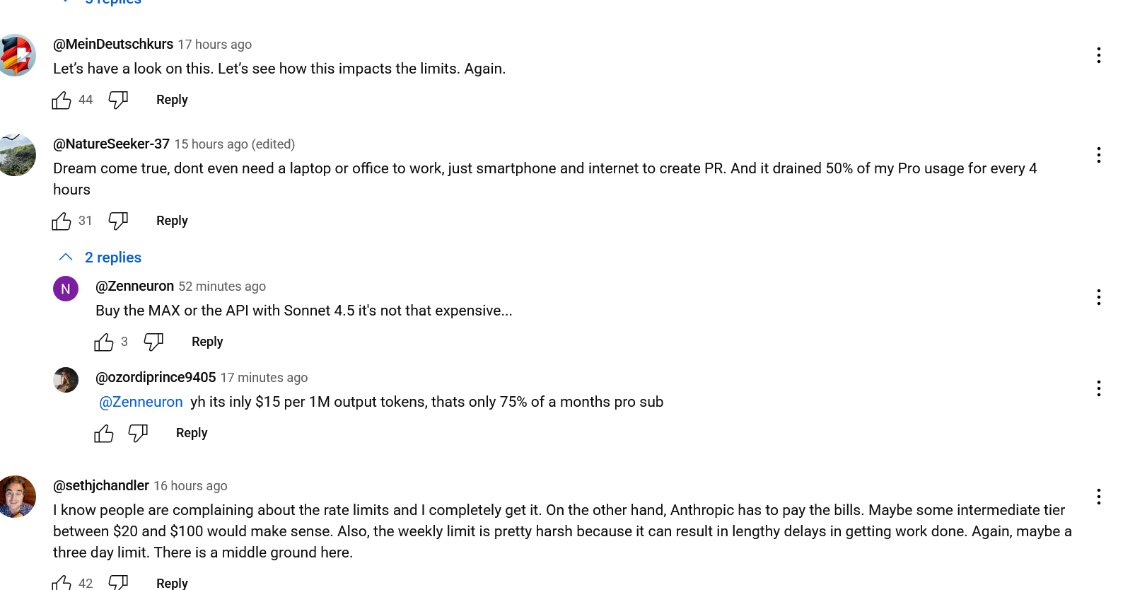 The community reacts