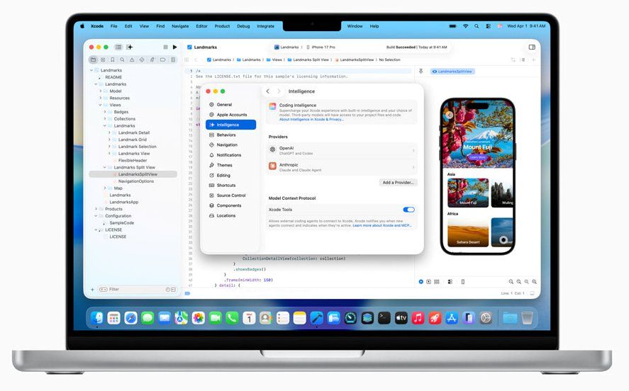 Agentic coding in Xcode