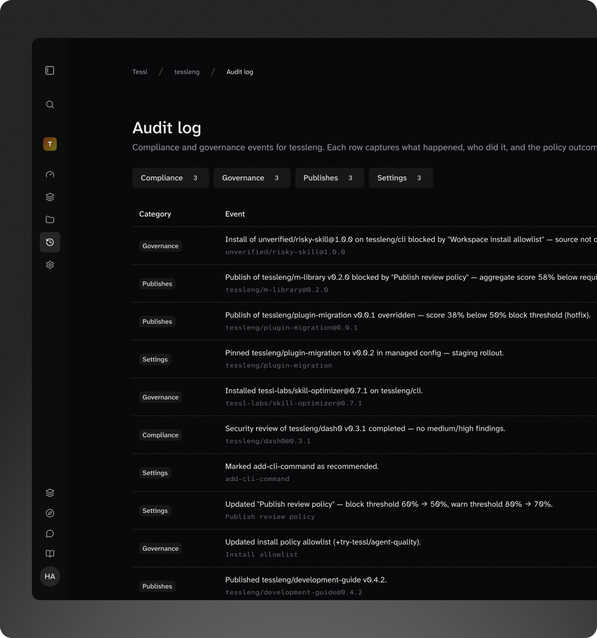 Version and distribute skills safely