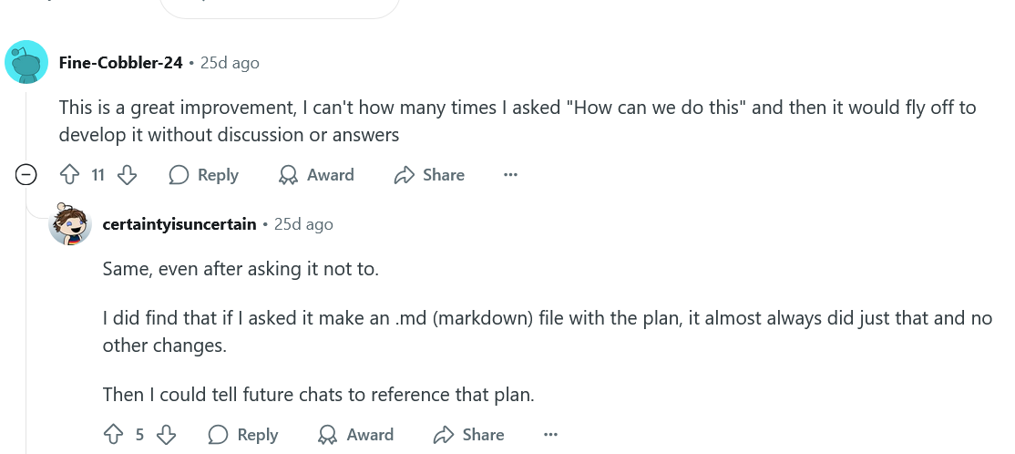 The community responds
