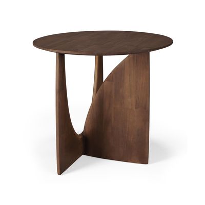 Ethnicraft Geometric Side Table - Teak brown