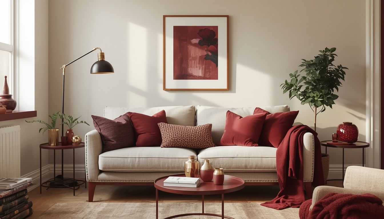 Burgundy Home Decor: How to Work the Trend Without Repainting a Single Wall