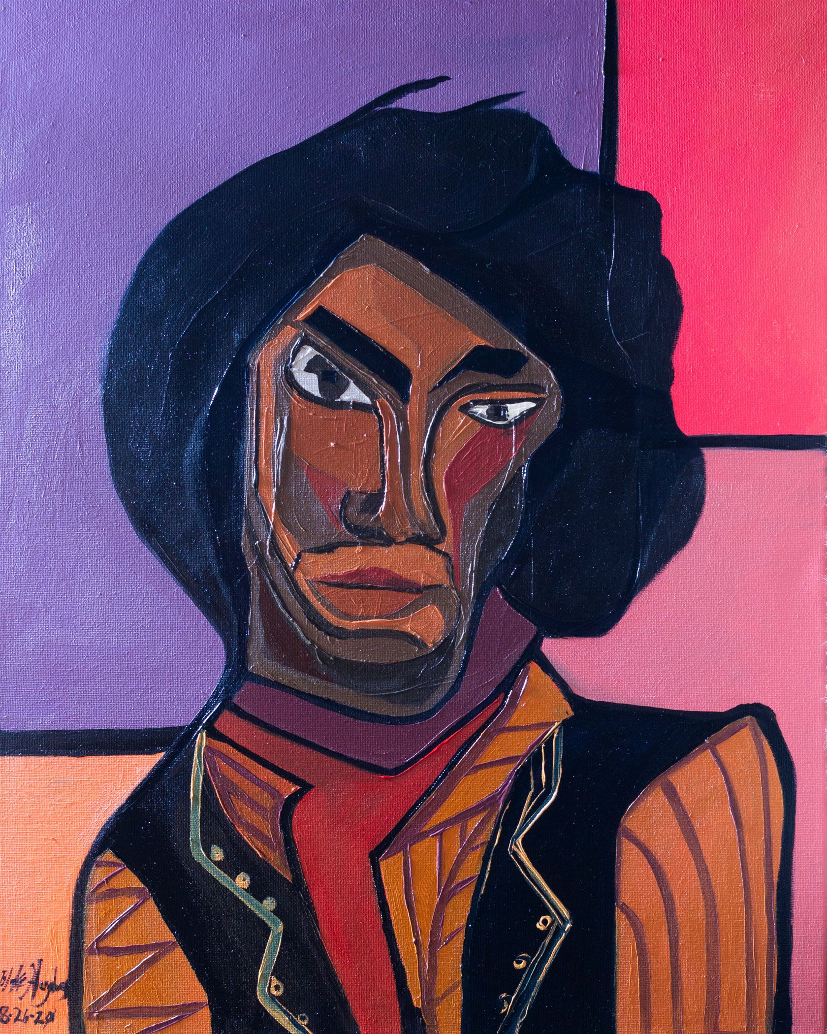 Portrait of Jimi Hendrix