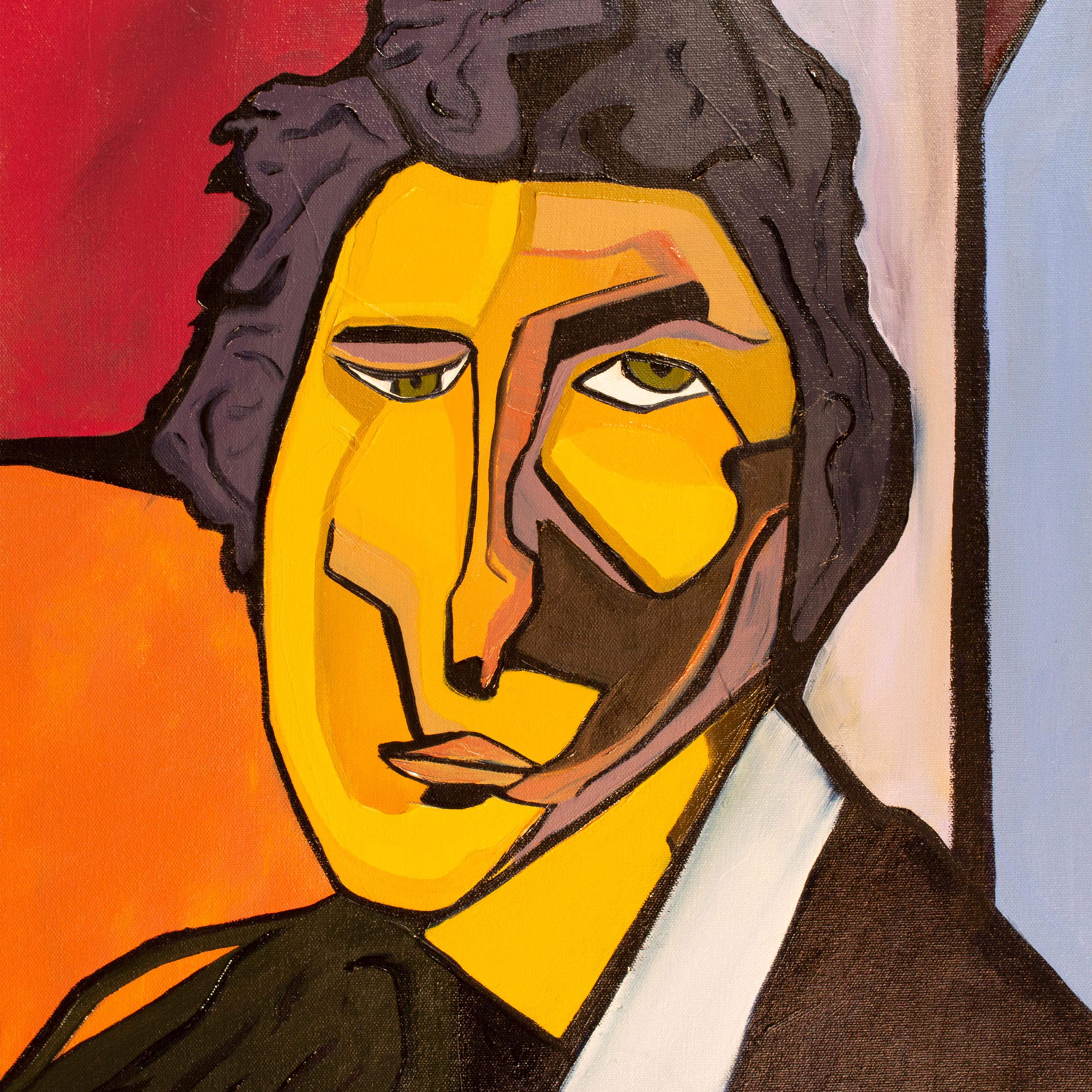 Portrait of Bob Dylan