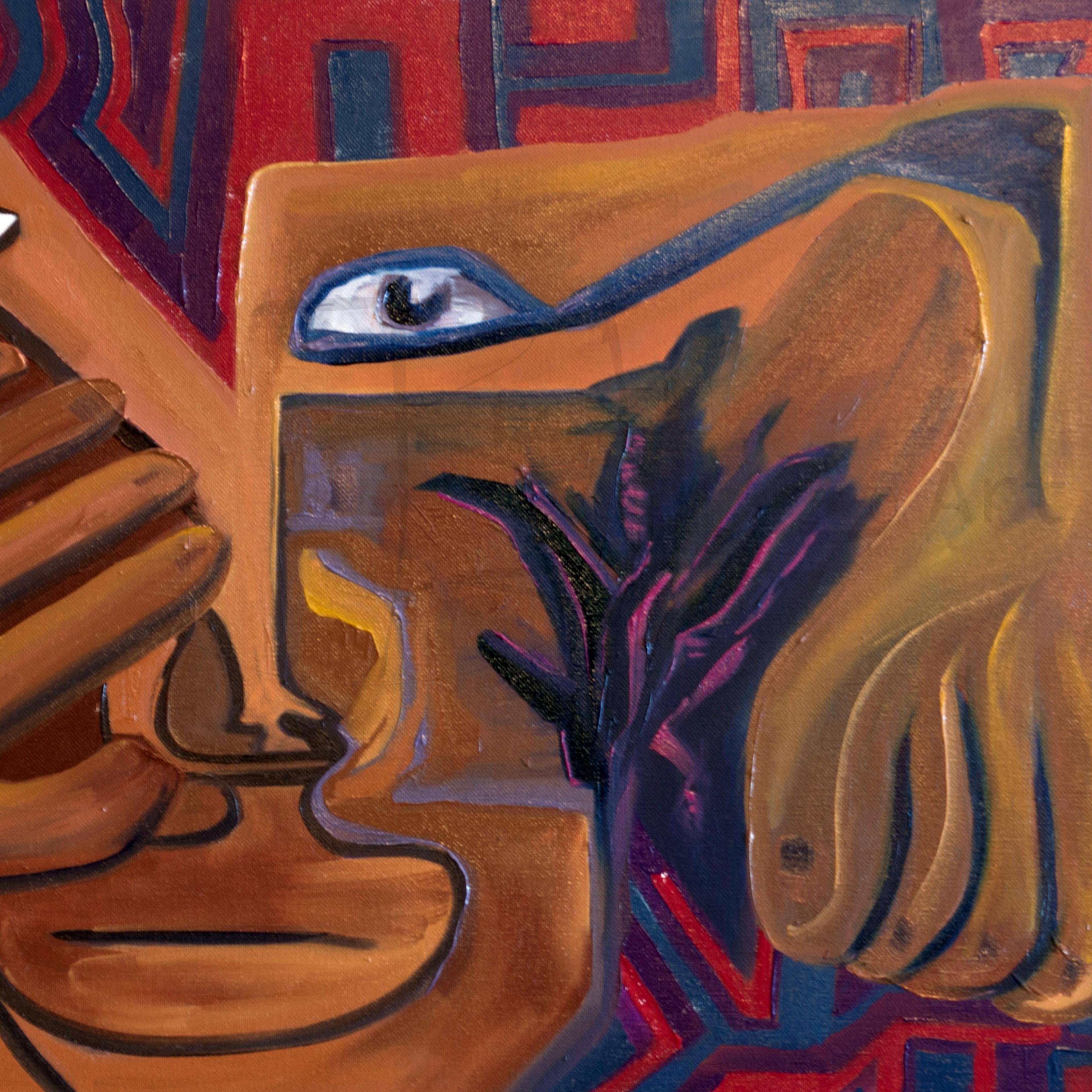 Self Portrait as Seen by Quetzalcoatl