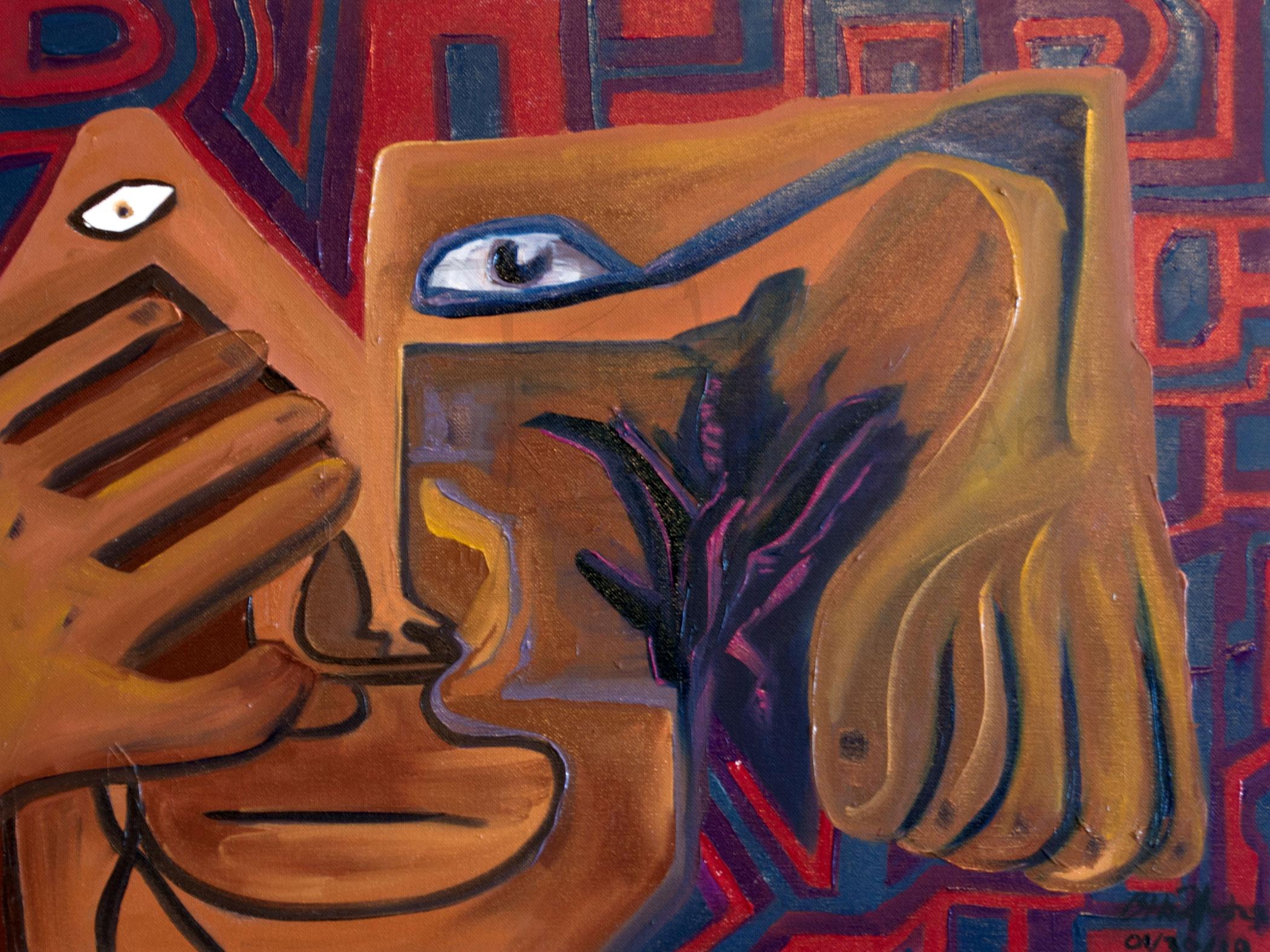 Self Portrait as Seen by Quetzalcoatl