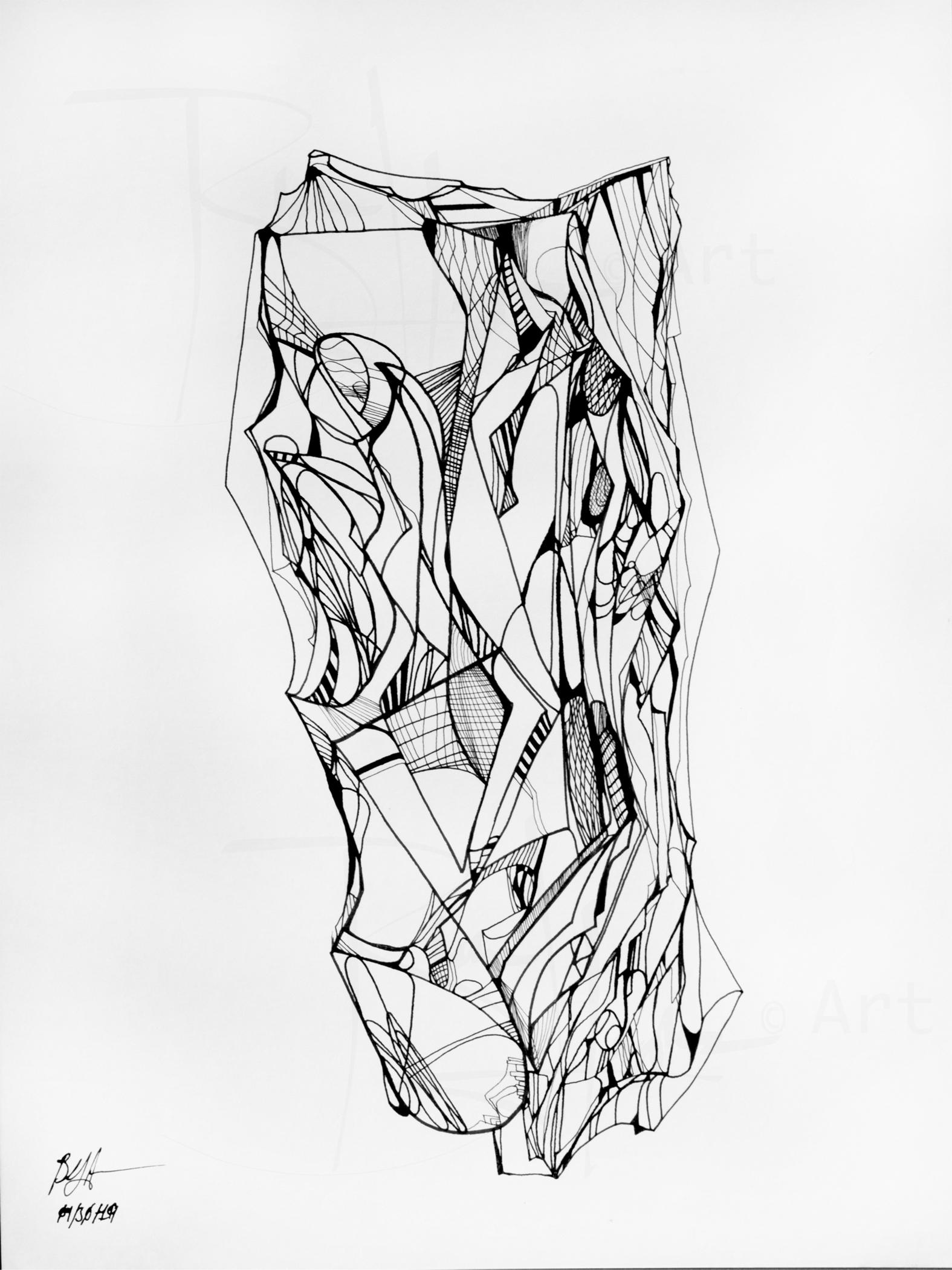 Self Portrait in Black 2