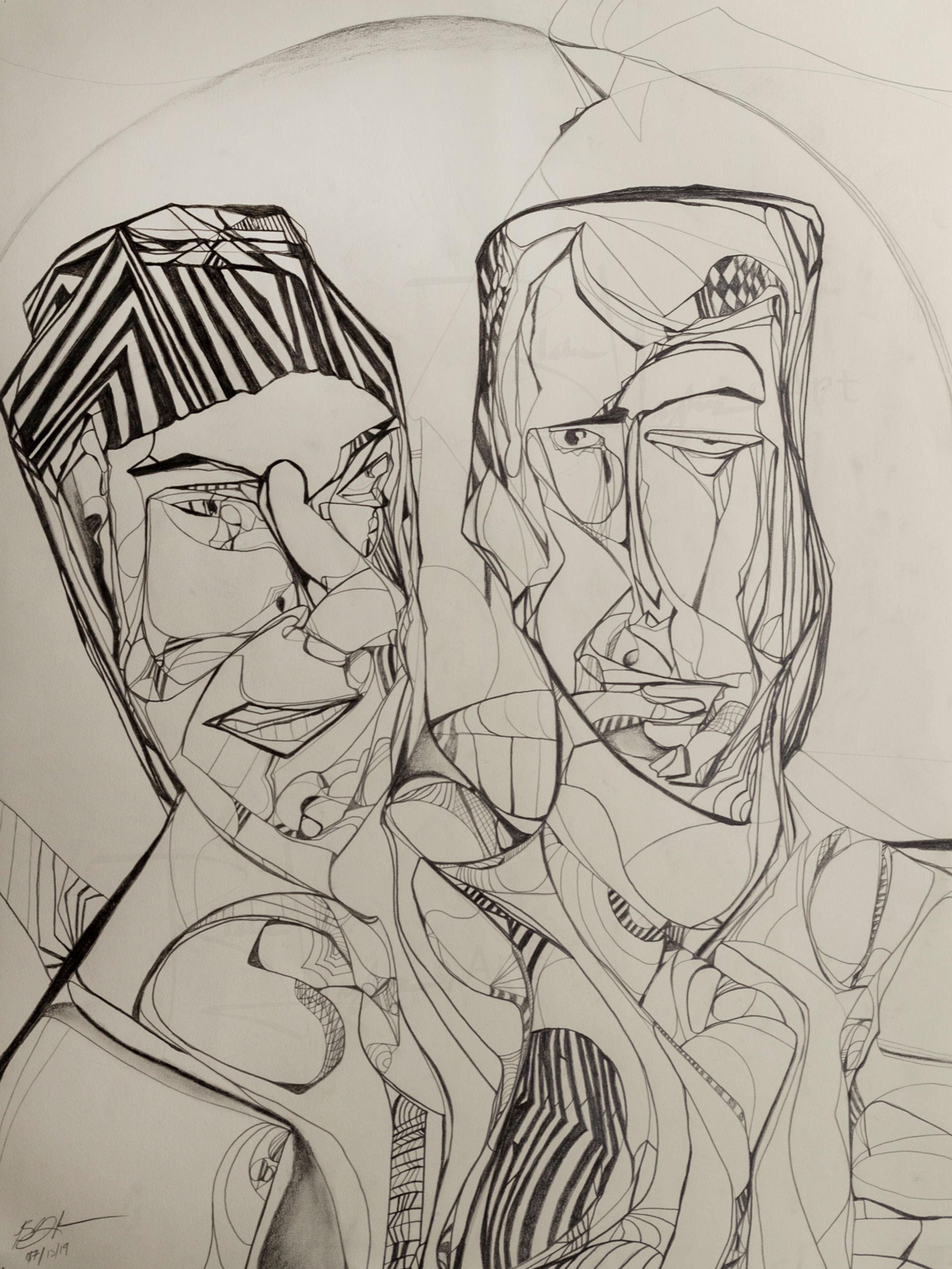 Portrait of Eric and Donald Trump Jr.