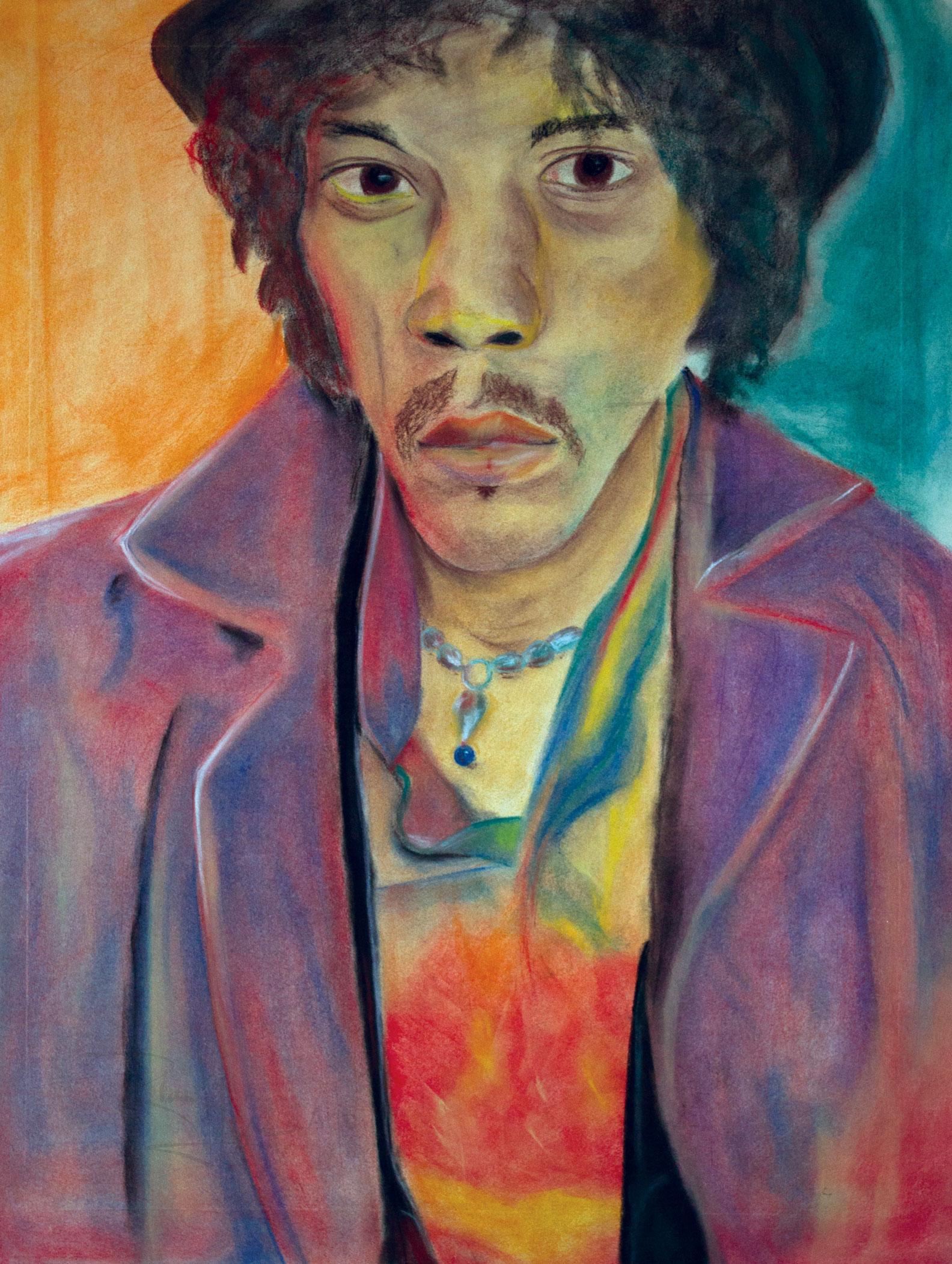 Portrait of Jimi Hendrix