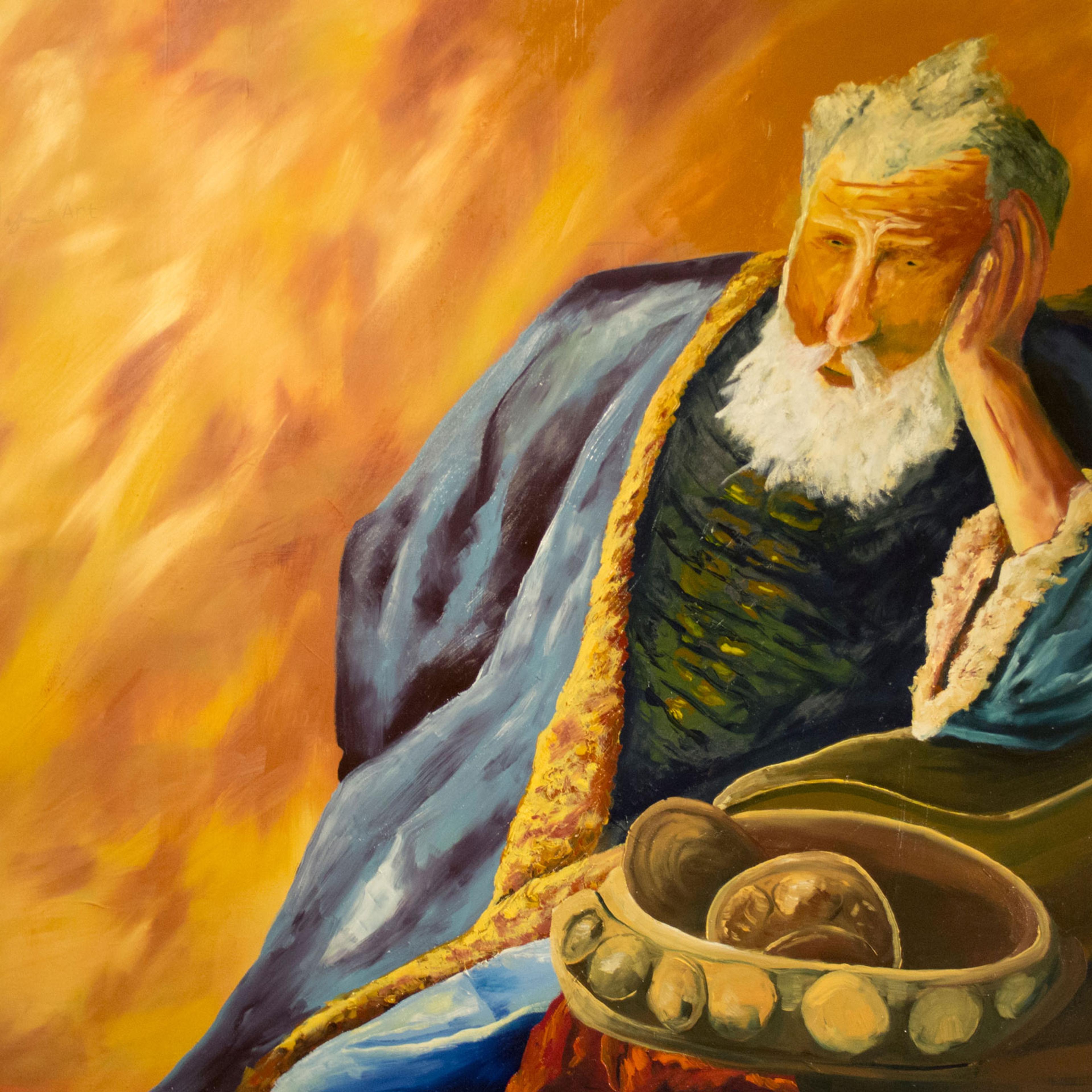 Study of Rembrandt’s Jeremiah