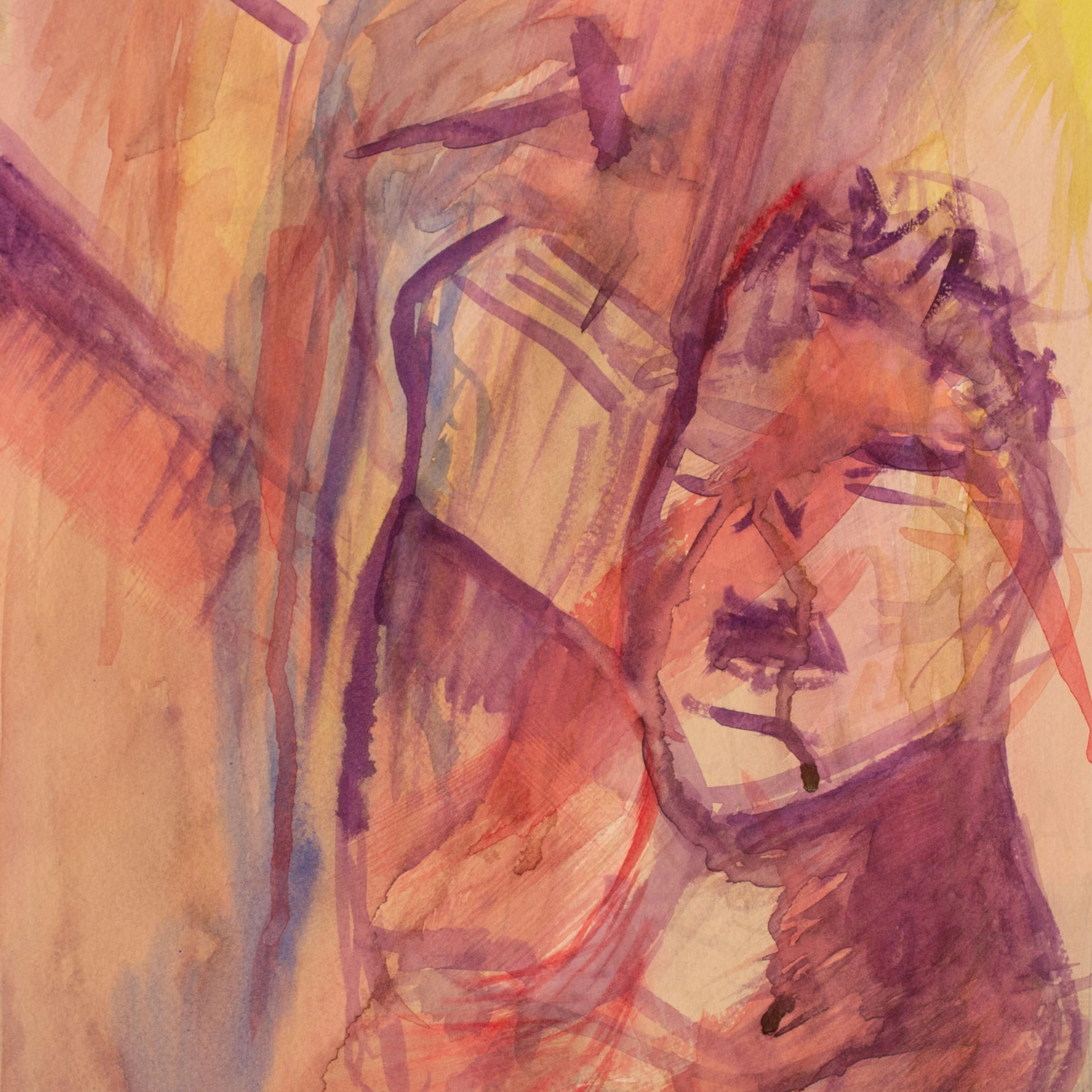Christ Being Nailed to the Cross