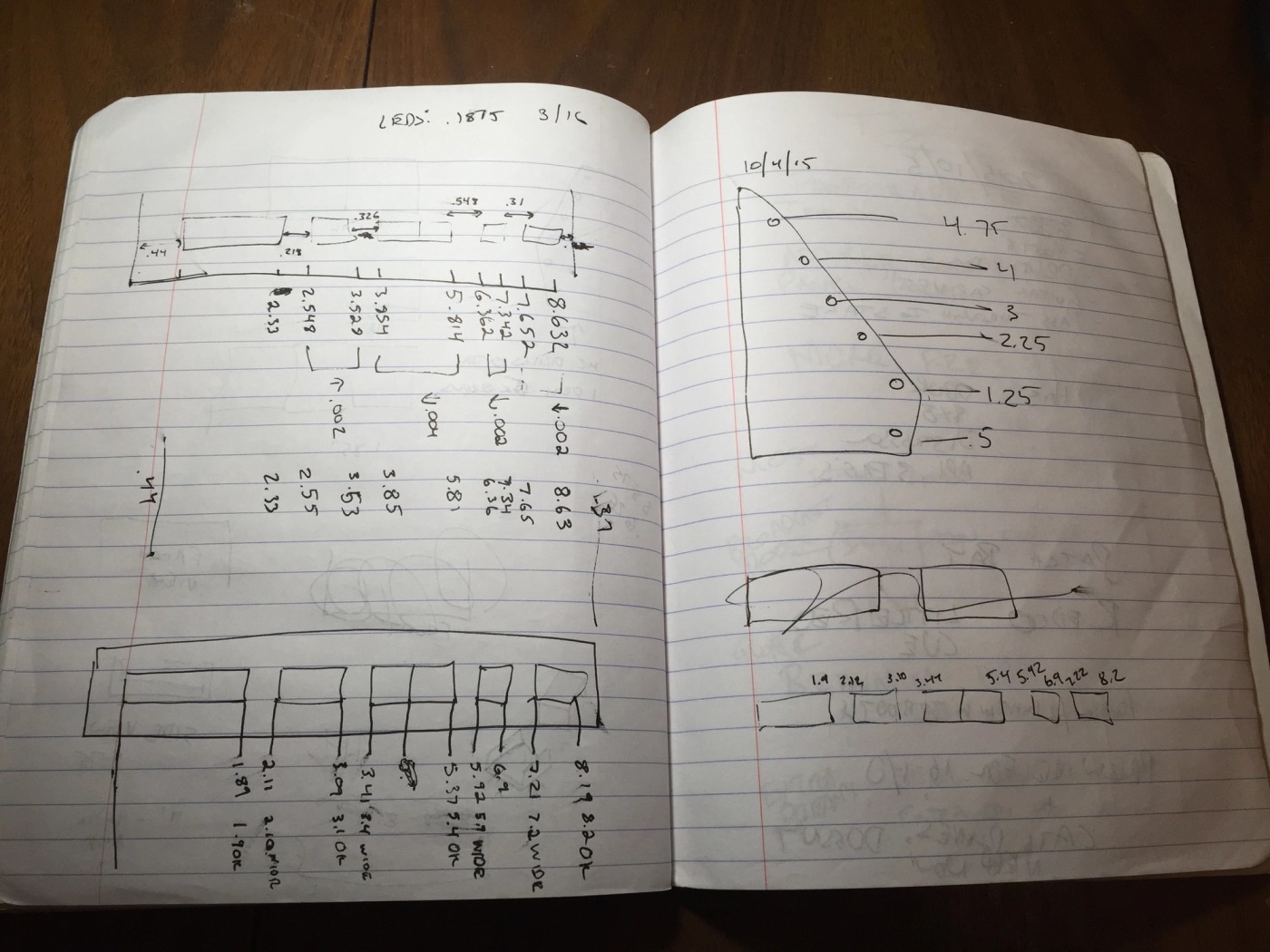 a notebook is open to a page with a drawing on it .