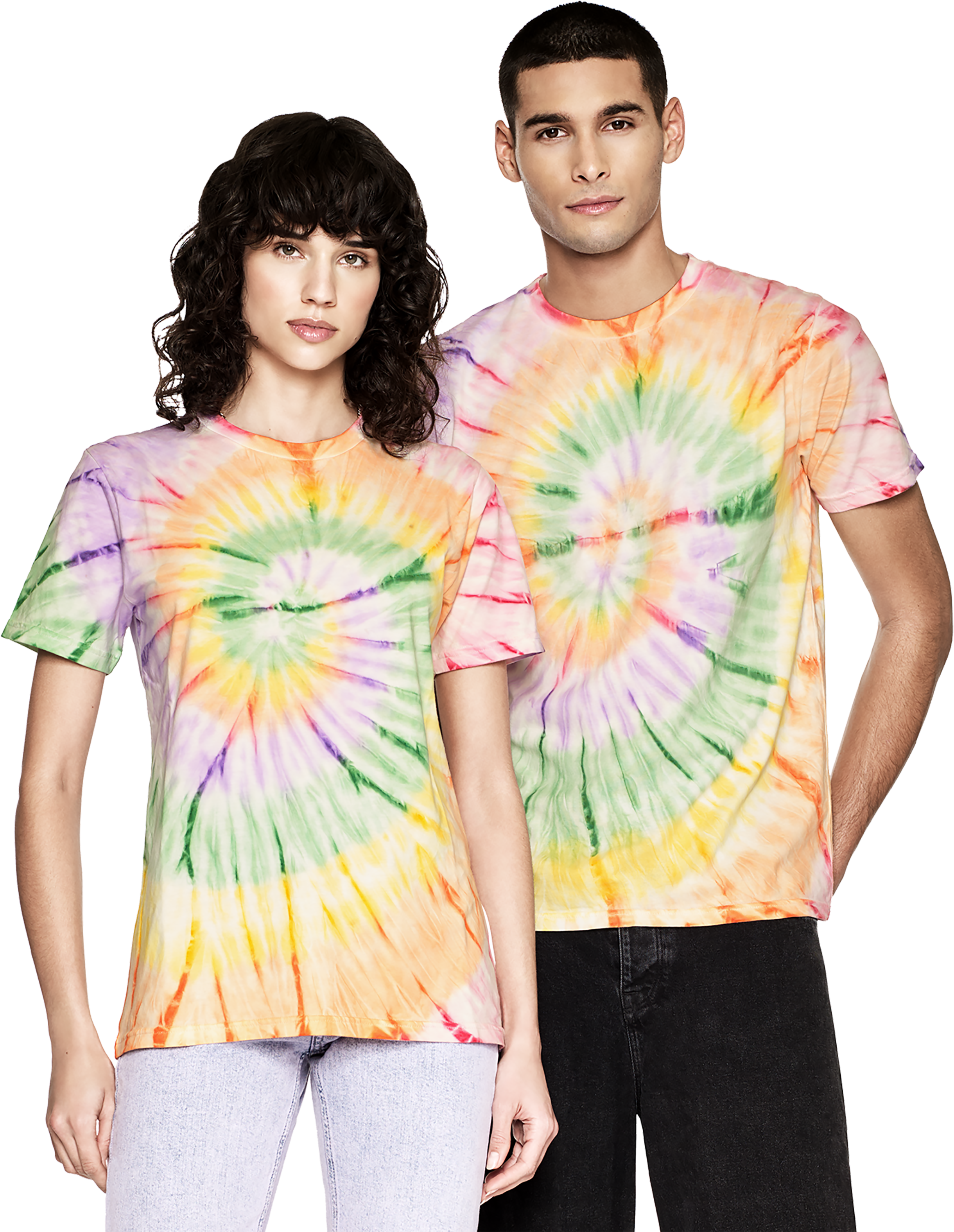 Artistic Tie Dye Jersey Tee