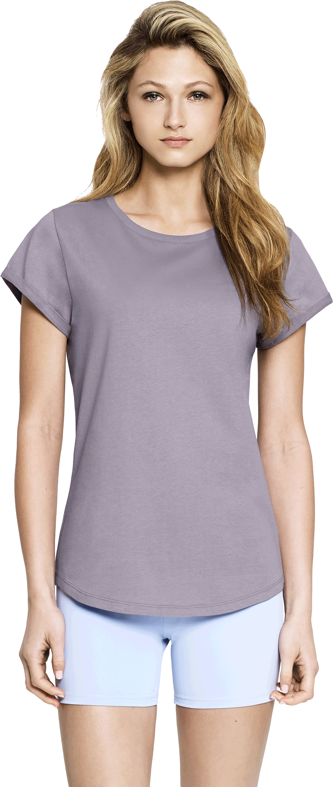 Casual Rolled Sleeve Tee