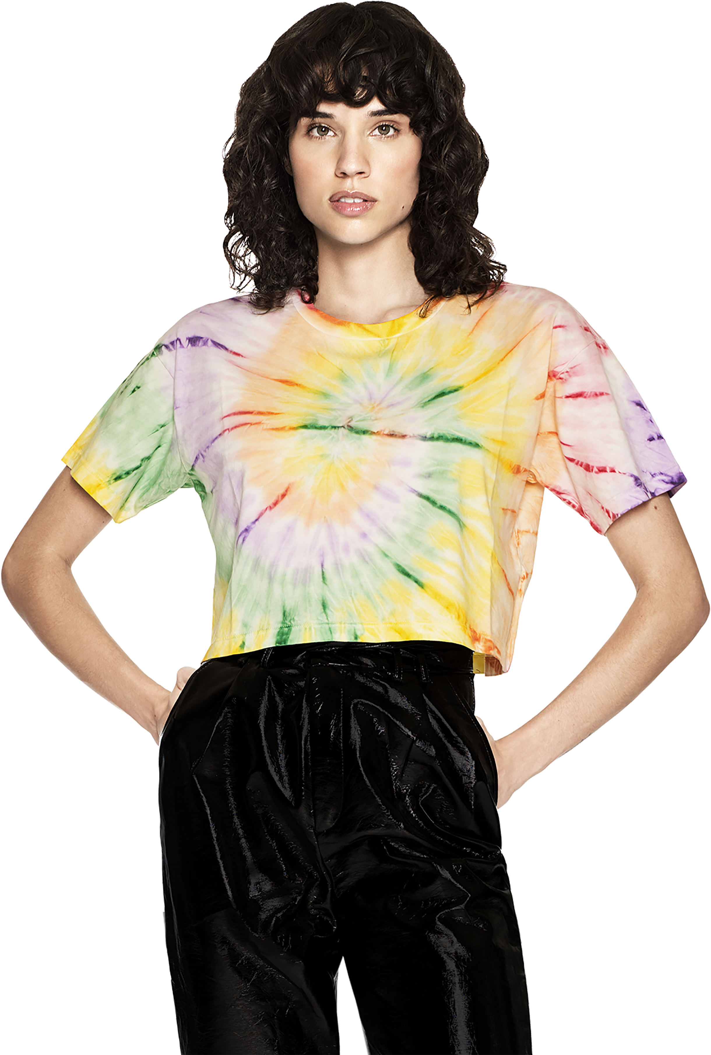 Artistic Tie Dye Jersey Tee