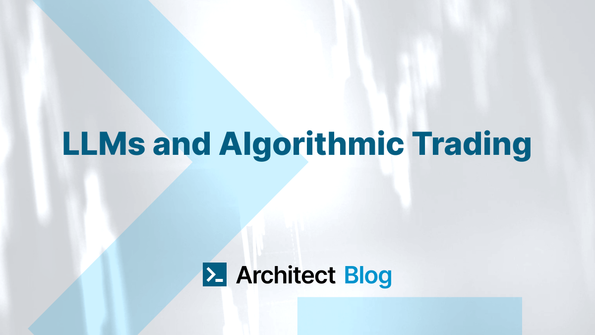 LLMs and Algo Trading
