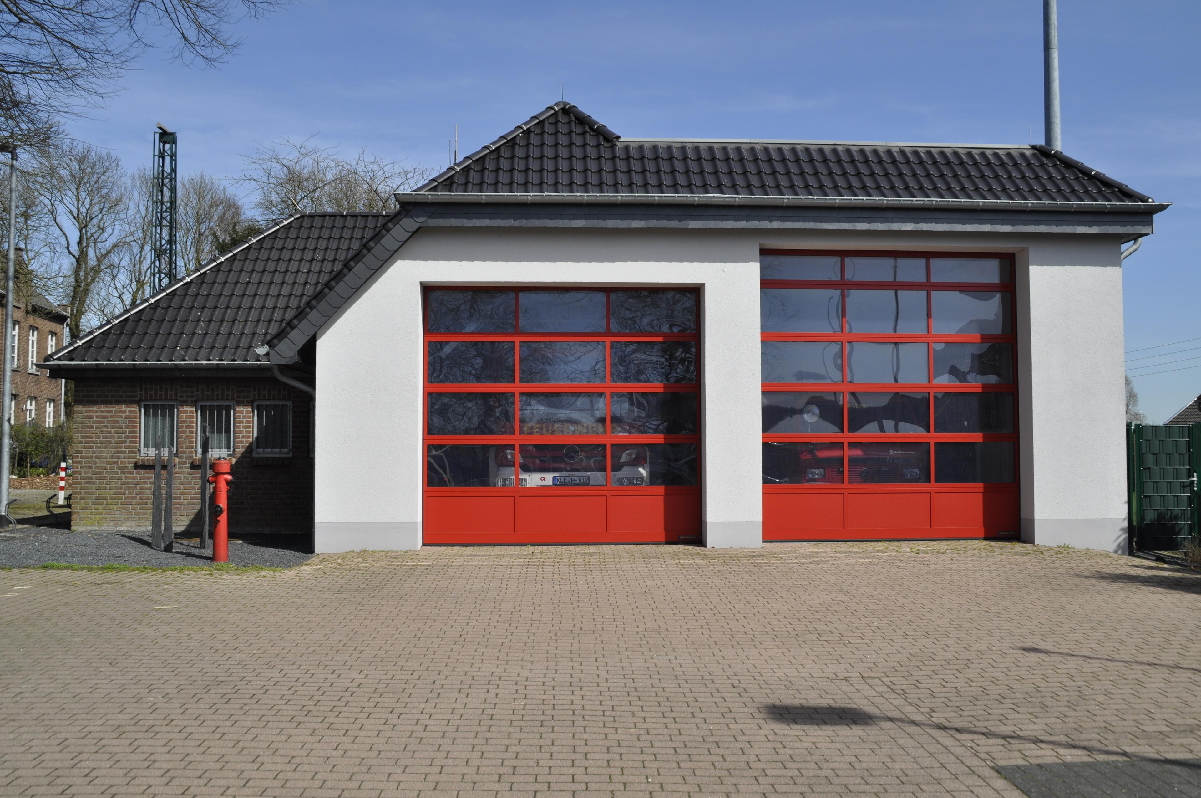 Gerätehaus der Einheit Qualburg