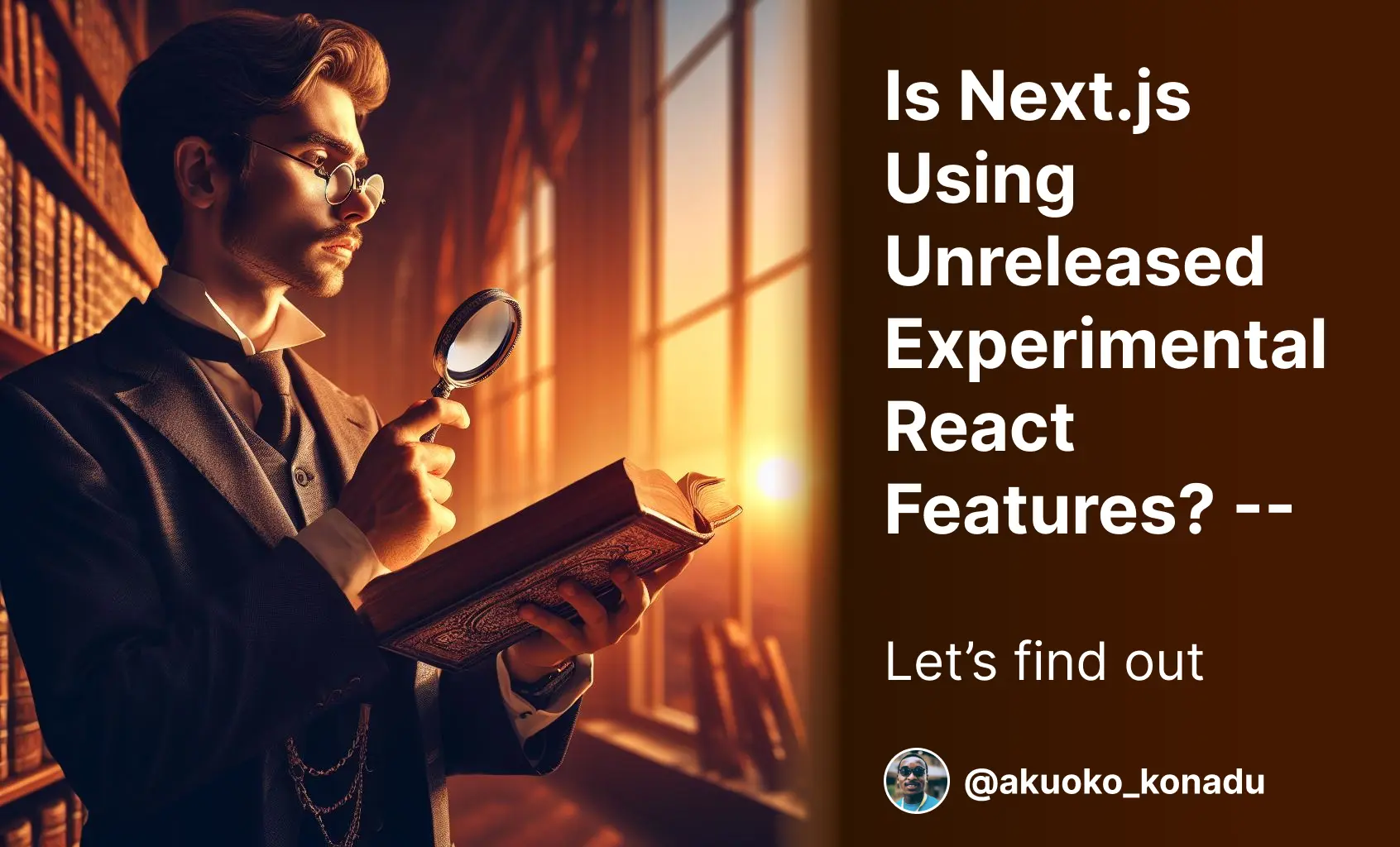 Is Next.js using unreleased react features?