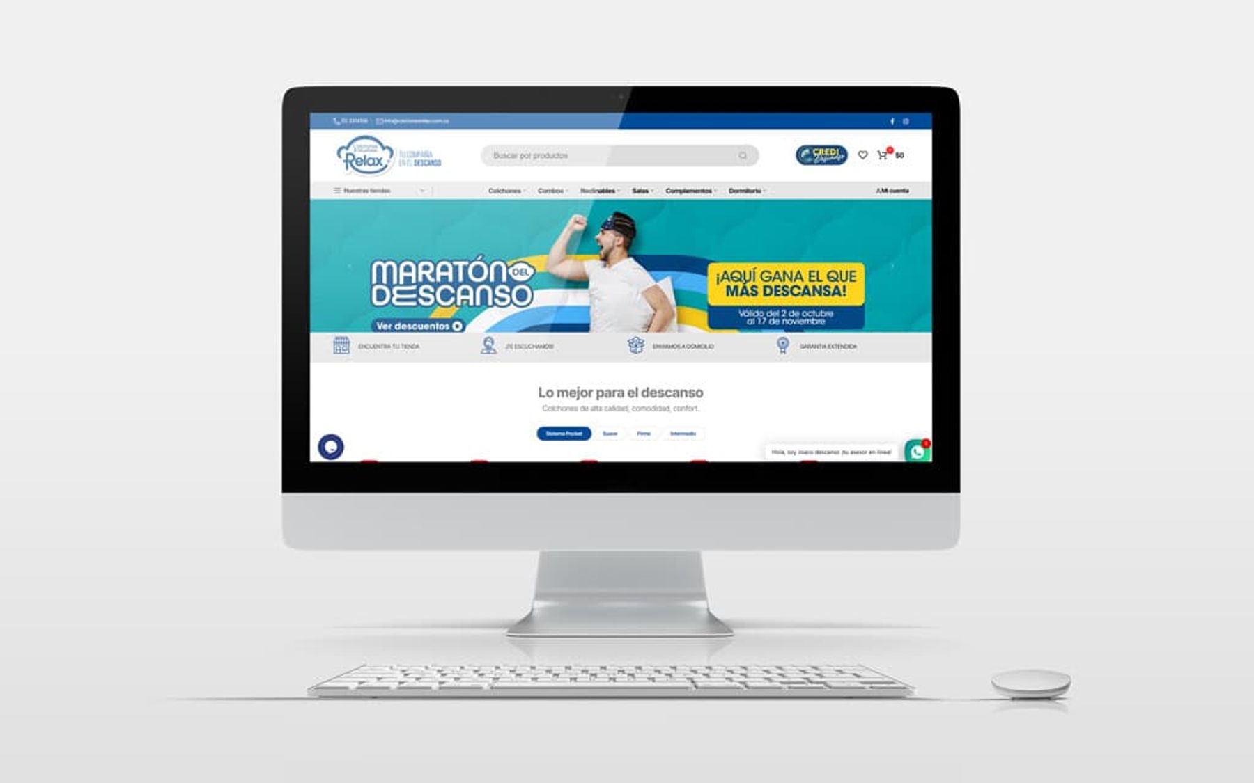 Colchones y Muebles Relax: eCommerce en Shopify y estrategia digital