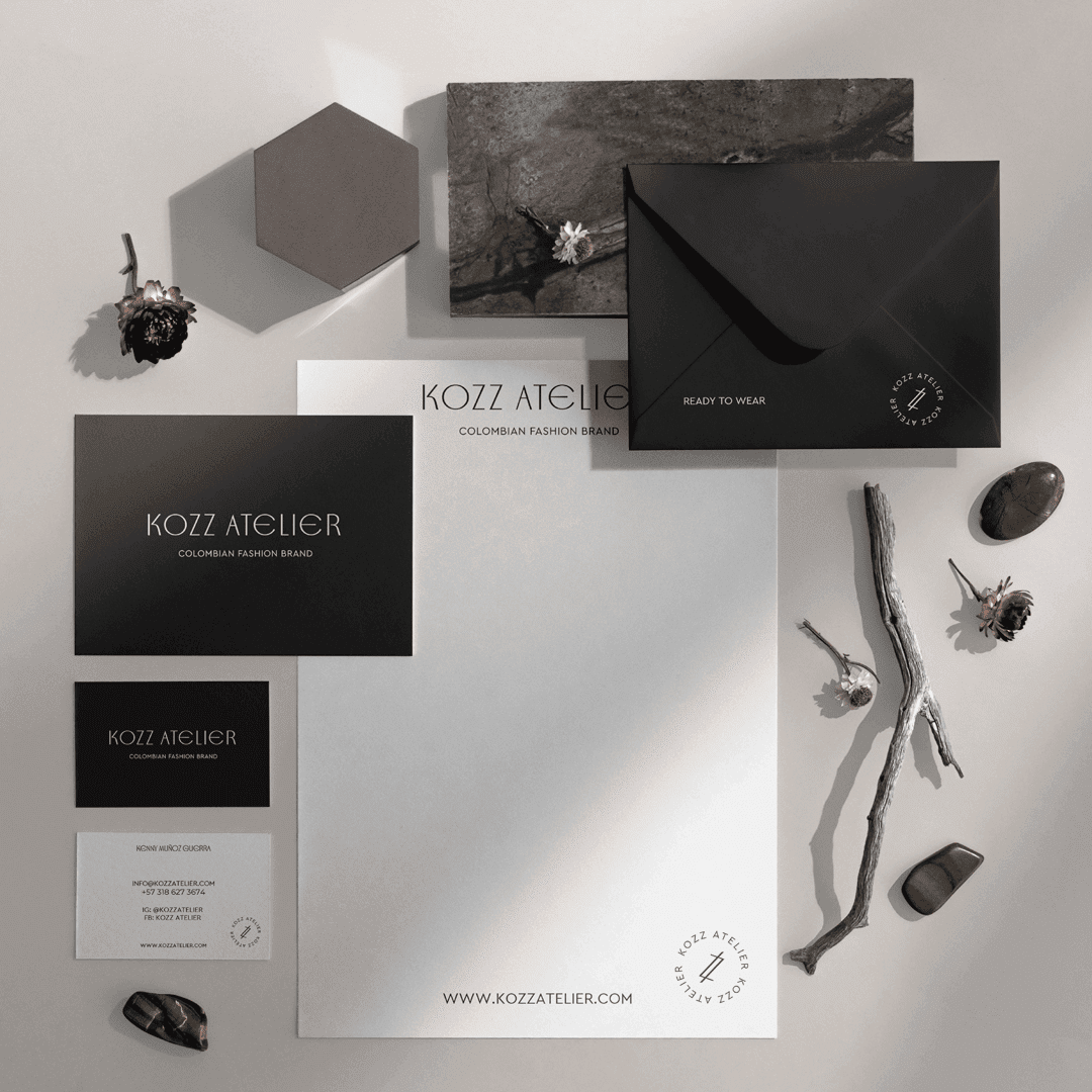 Kozz Atelier: branding e identidad visual para una marca de moda