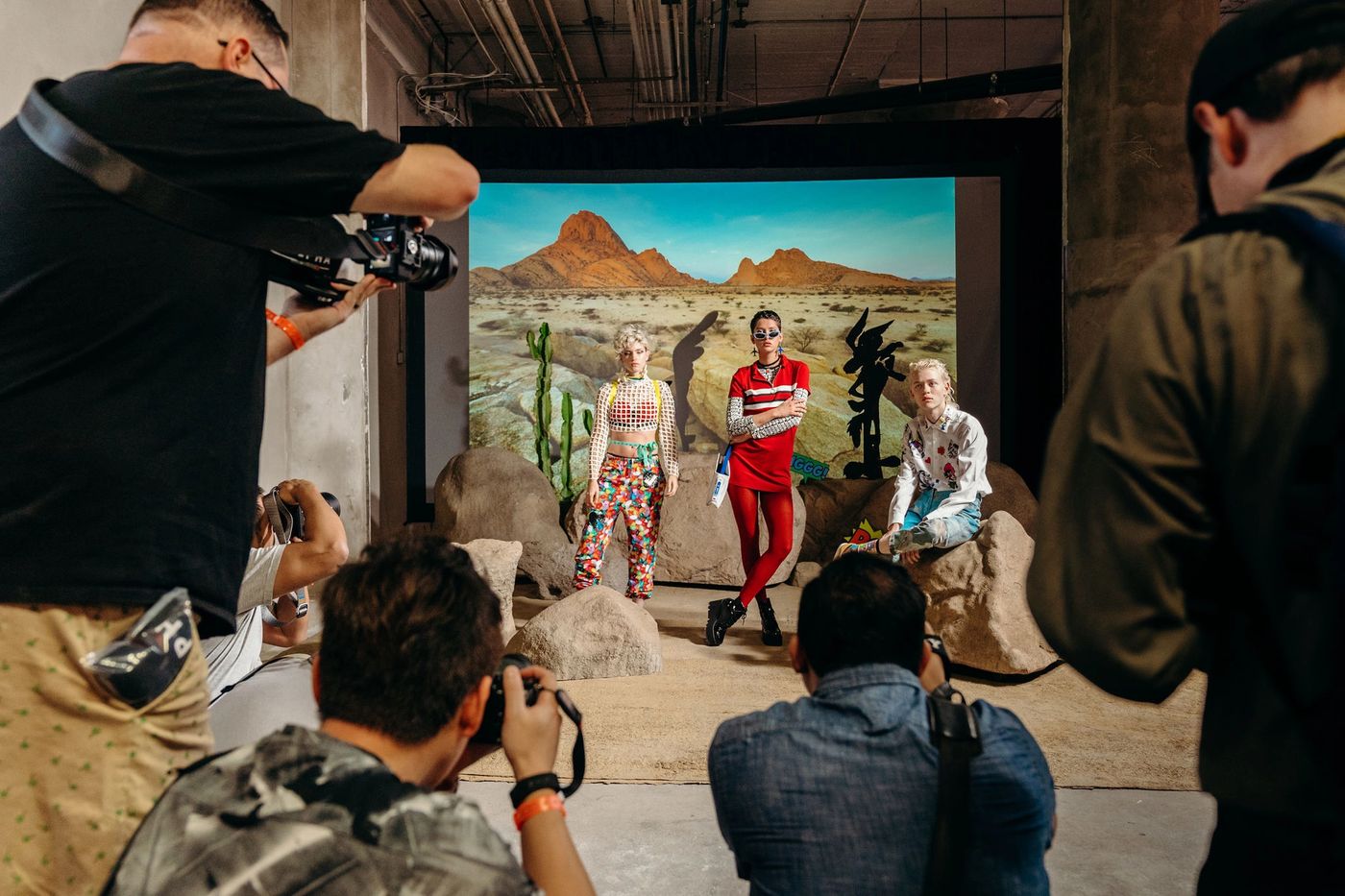 behind the scenes