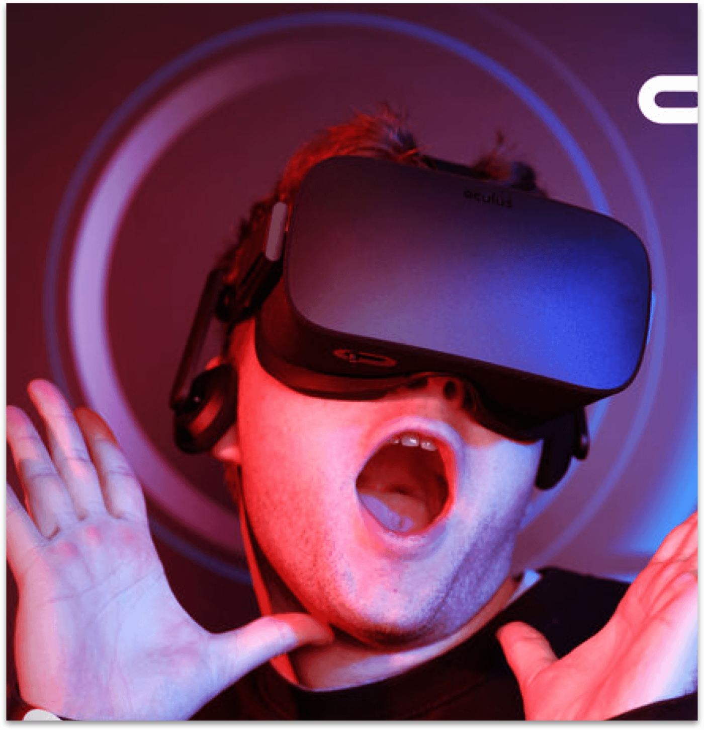Oculus brand activation event photo booth