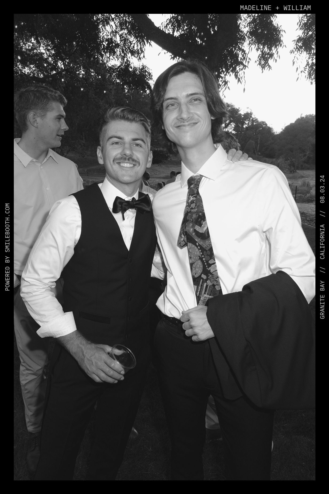 friends at wedding