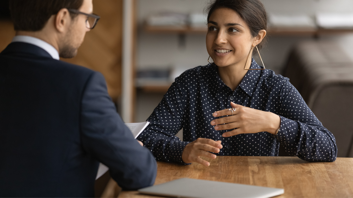 Job seekers being interviewed with STAR methods