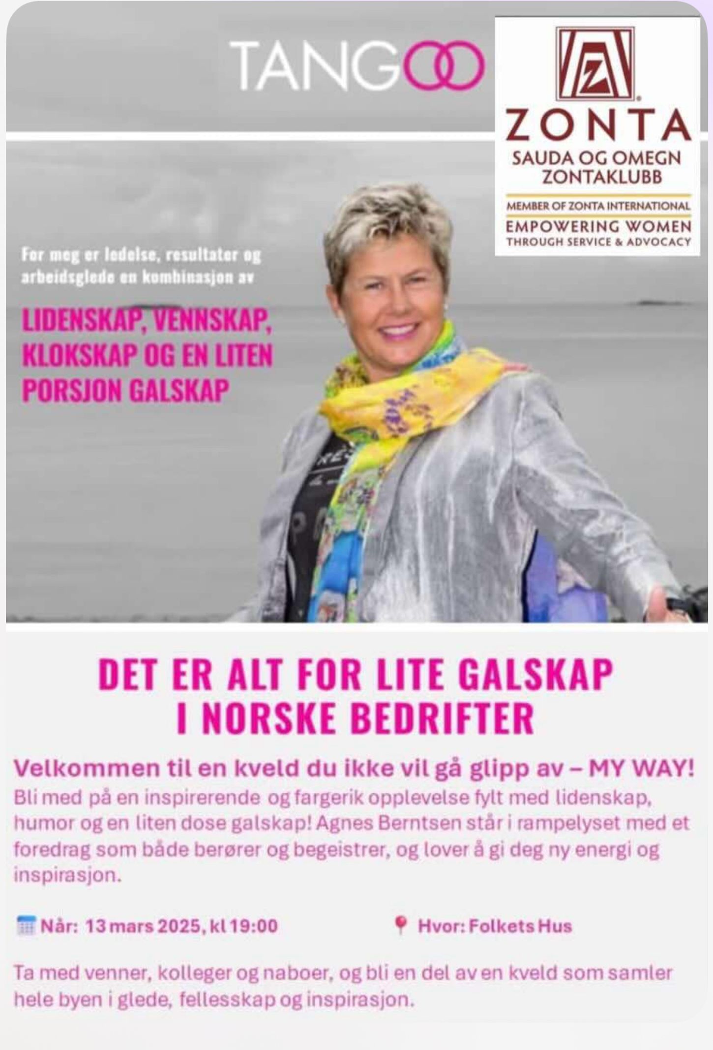 Zonta: Det eralt for lite galskap i norske bedrifter