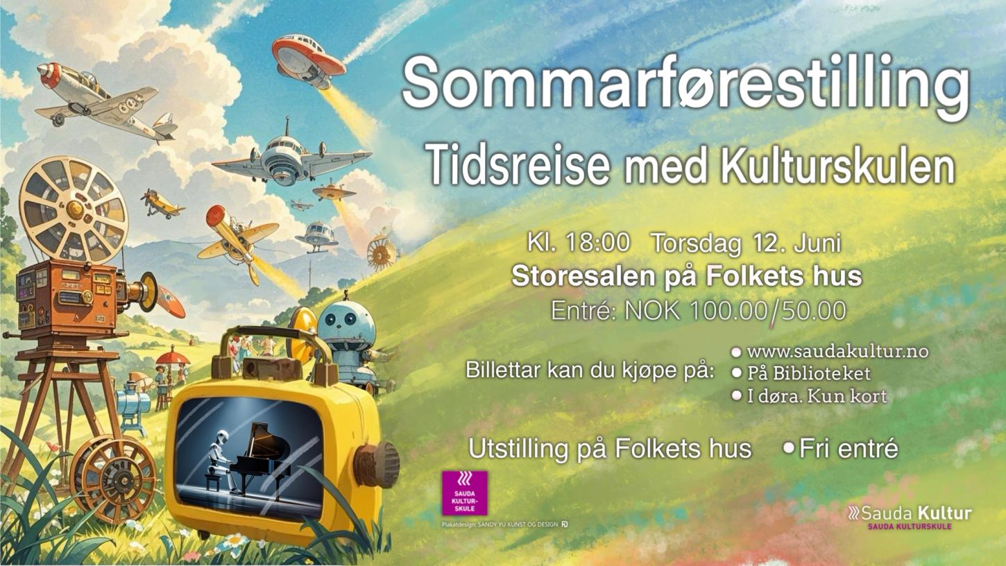 Sommarførestilling: Tidsreise med kulturskulen