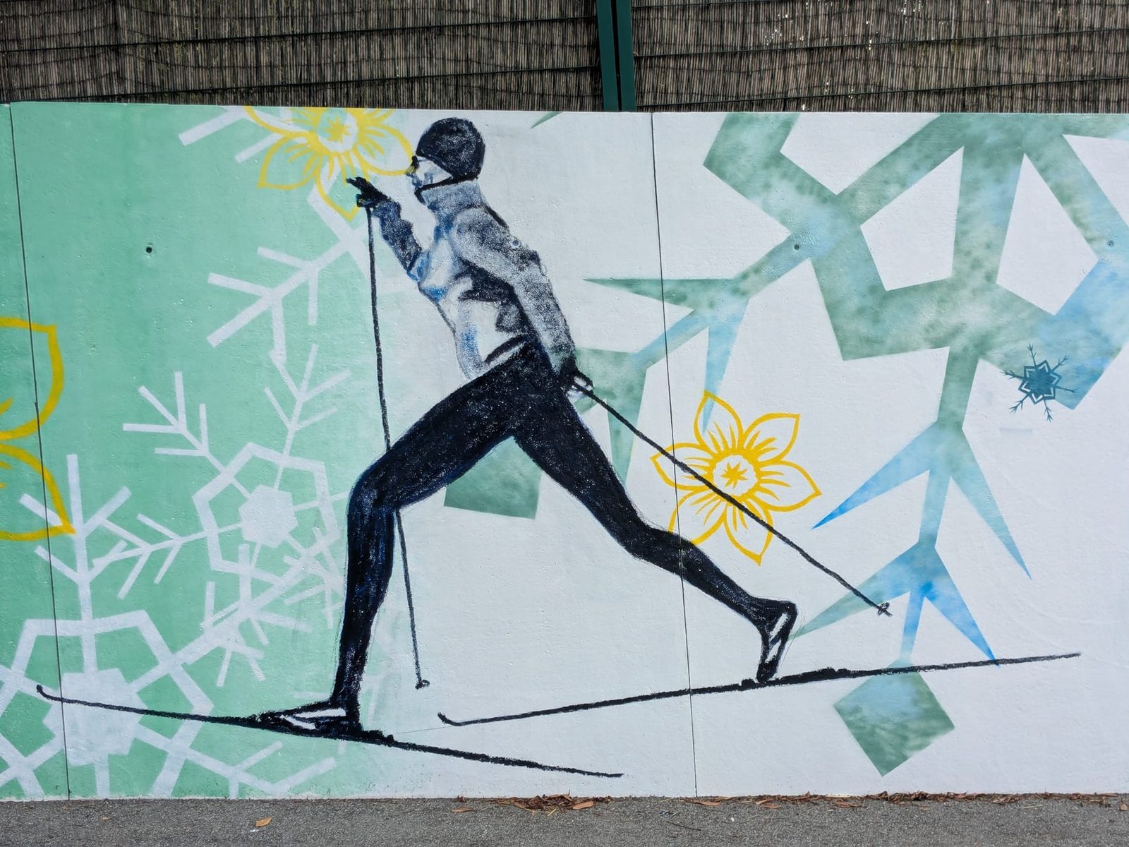 Détail de la fresque