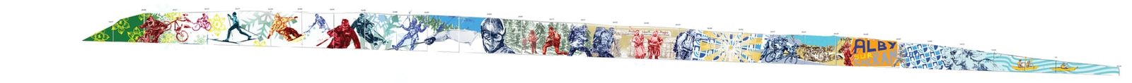 Fresque sportive d'Alby