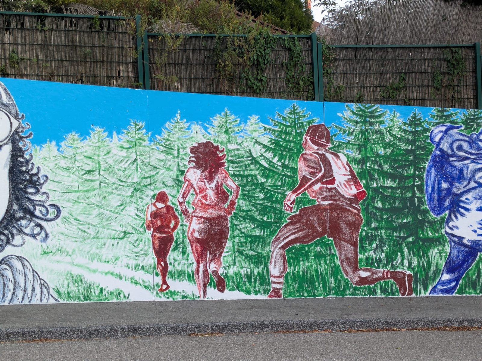 Détail de la fresque