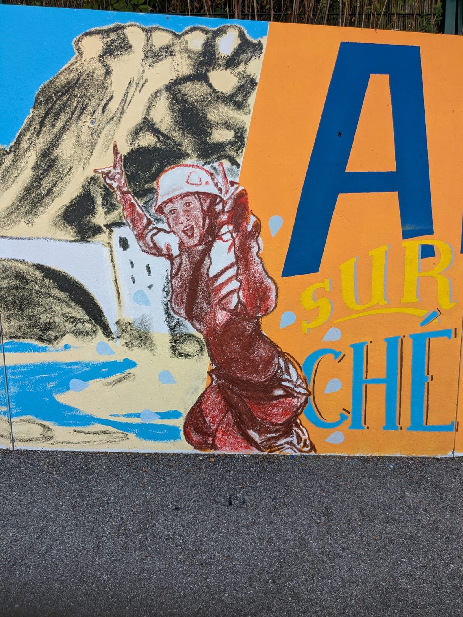 Détail de la fresque