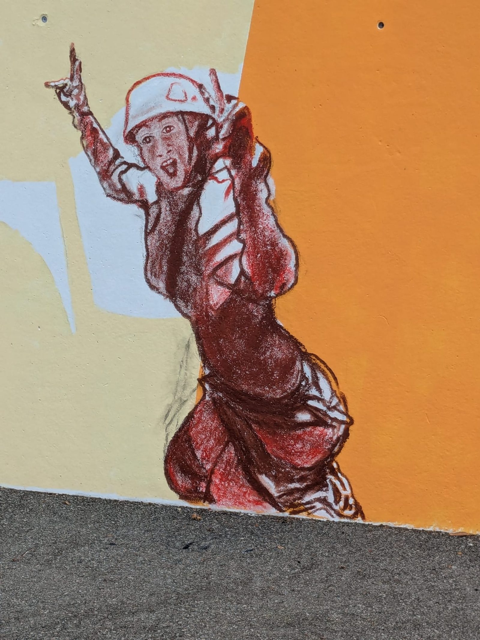 Détail de la fresque