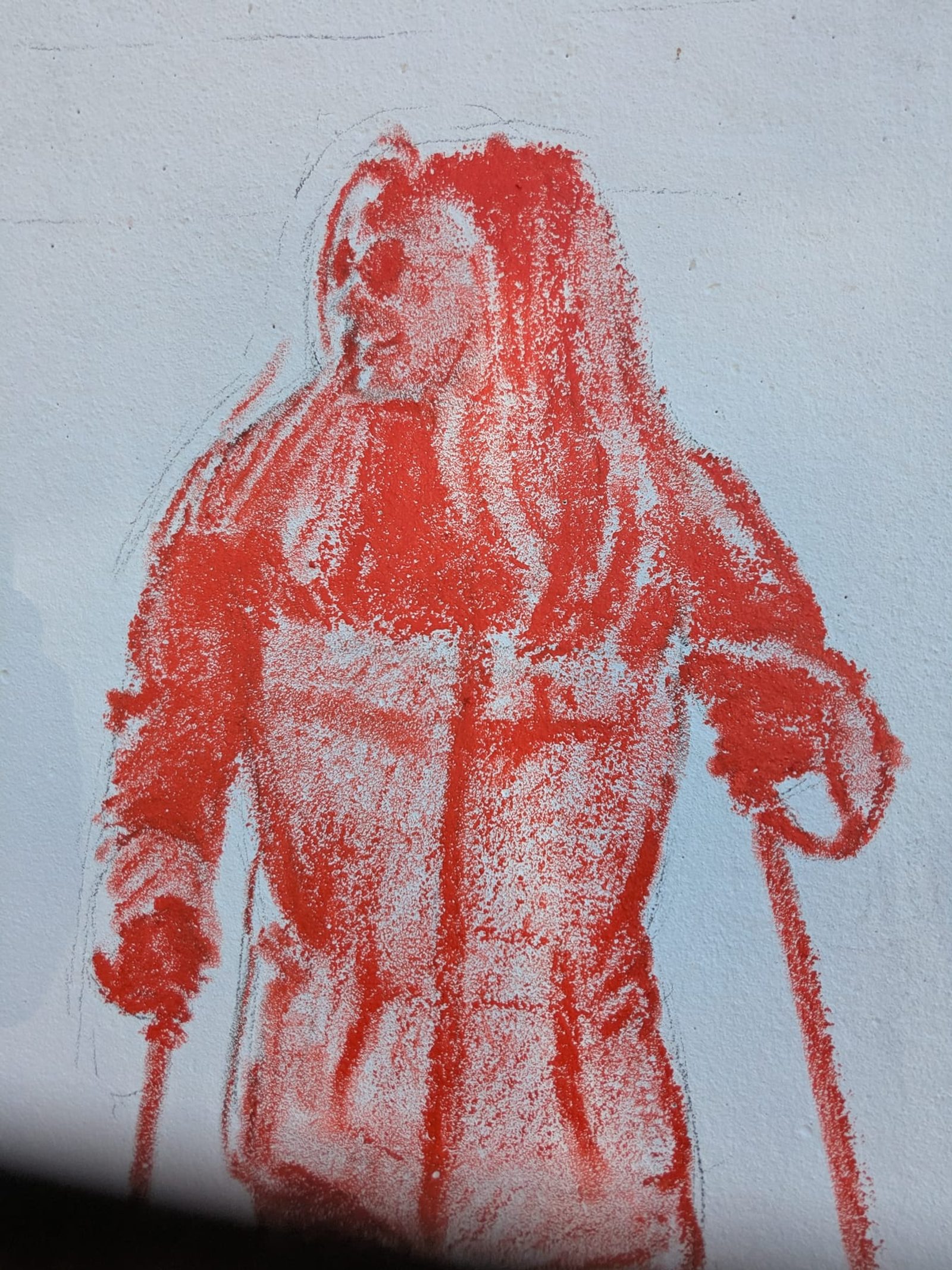 Détail de la fresque