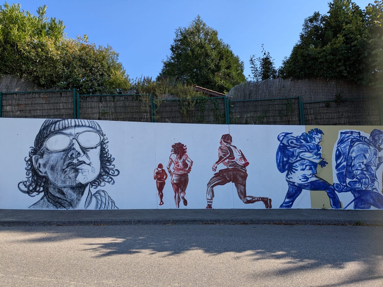 Détail de la fresque