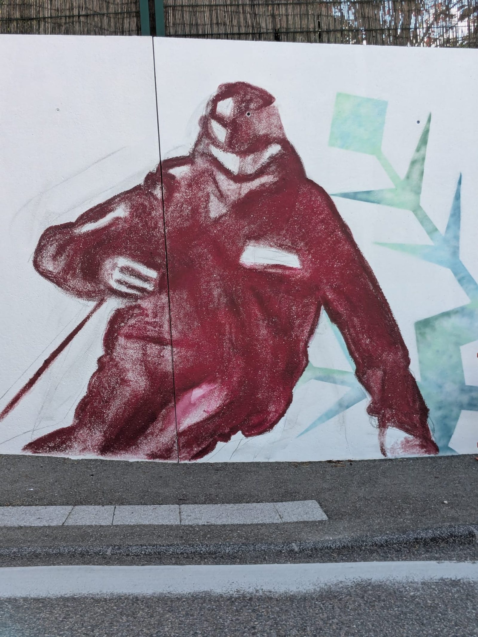 Détail de la fresque