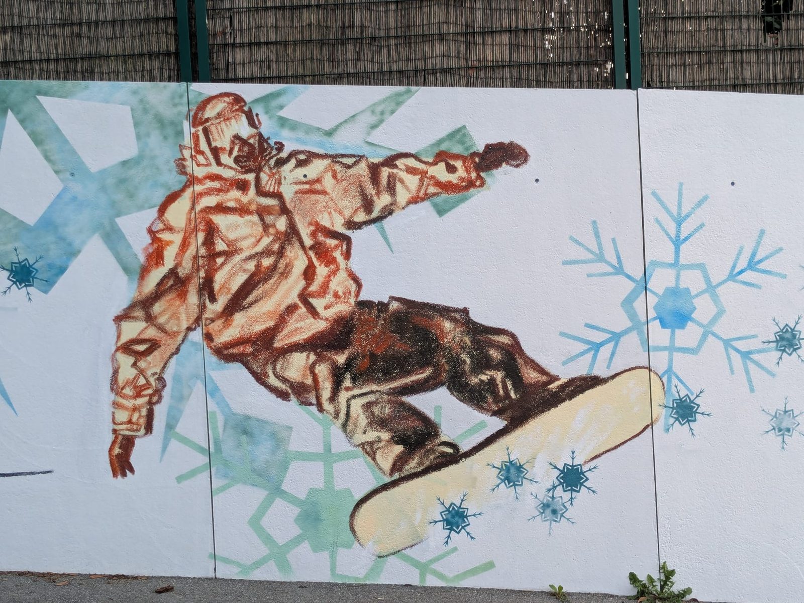 Détail de la fresque