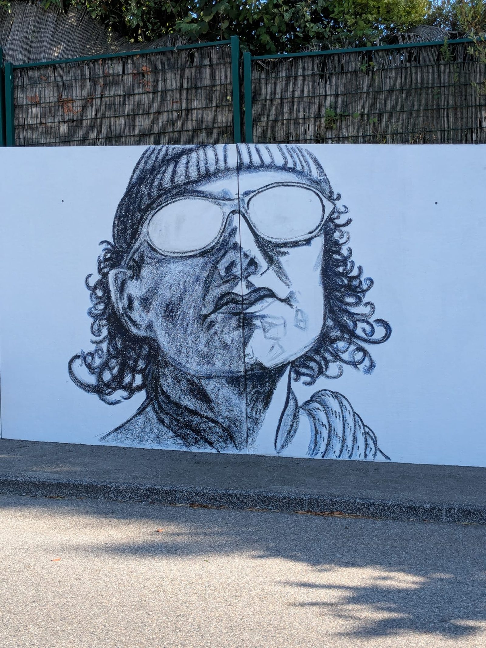 Détail de la fresque
