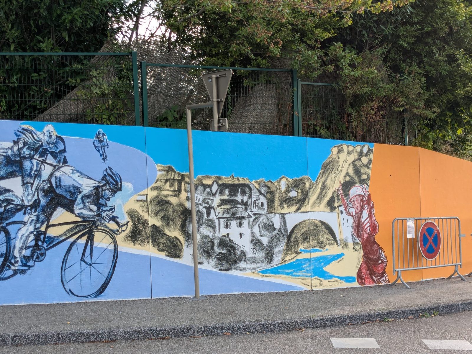 Détail de la fresque