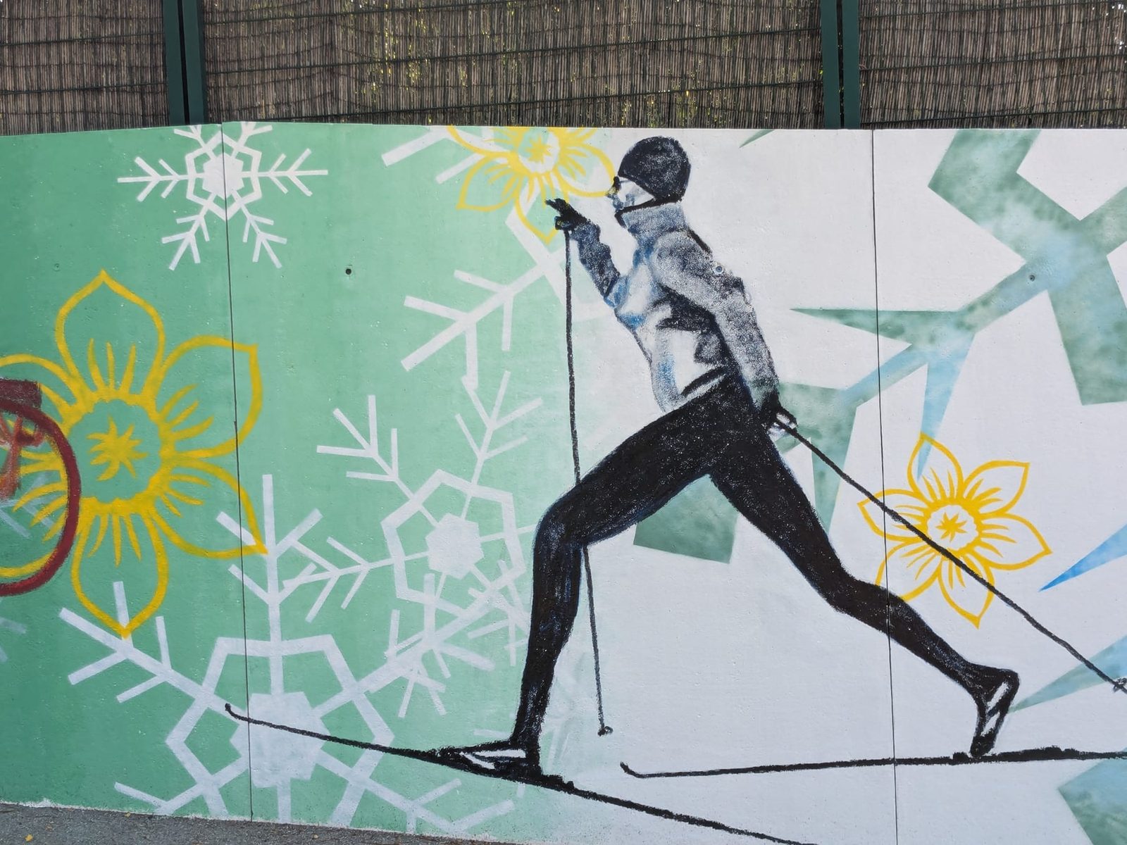 Détail de la fresque