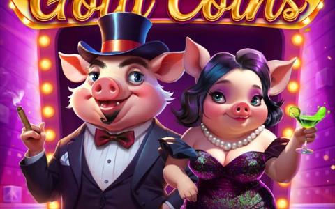 Piggy Gold Coins
