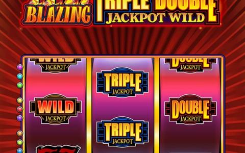 Blazing 777 Triple Double Jackpot Wild
