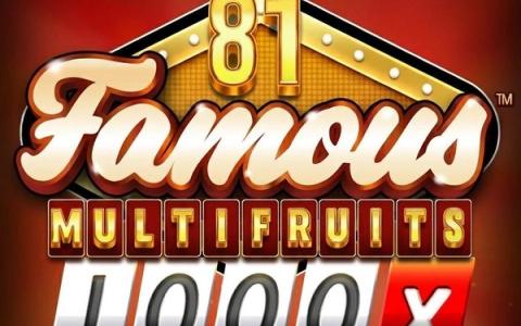81 Famous Multifruits 1000 – Synot Games