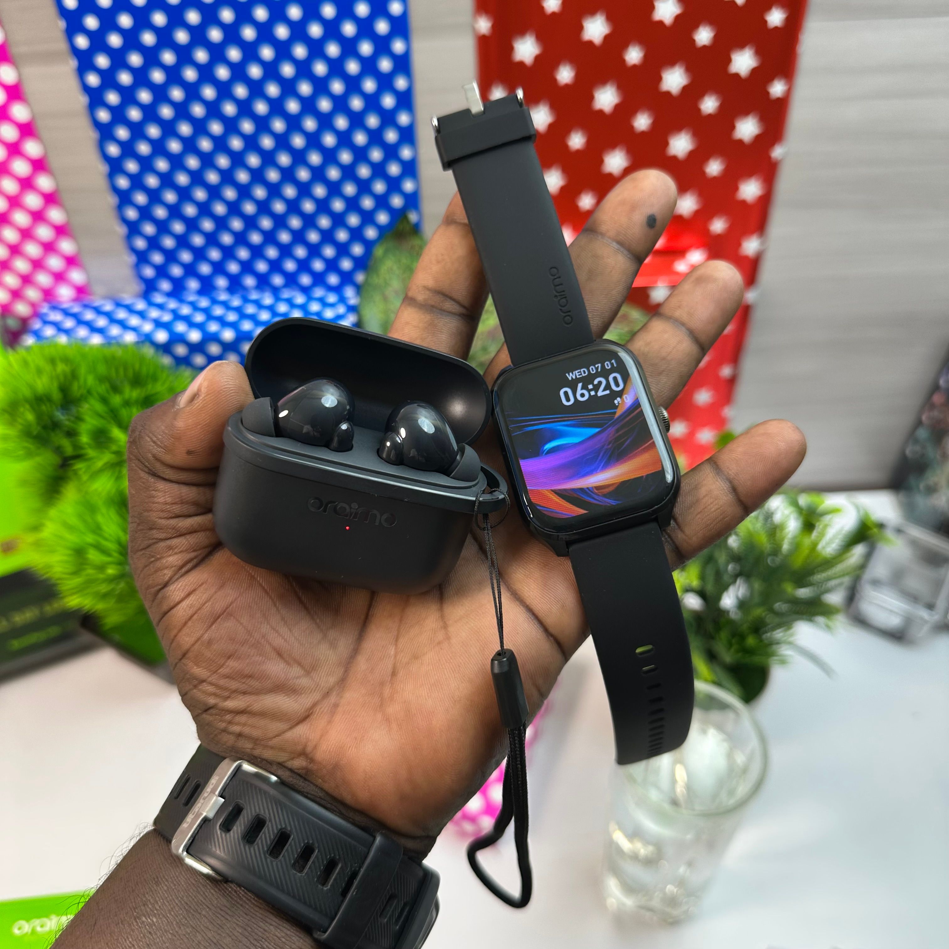 Oraimo Watch 5 lite and Oraimo spacebuds lite thumbnail 3